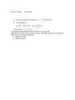 kiểm tra 45 p đại số 12 tích phân