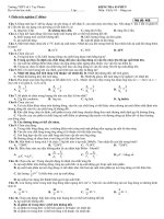 Lý 10_KT giữa KH II Trường số 1 Tuy Phước