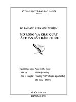 Sáng kiến kinh nghiệm về bất đẳng thức  Nguyễn Thế Hùng