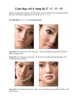 Làm đẹp với 4 vùng da T - C - U - O docx