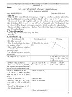 Toan 9 nam 08 - 09giao an hinh 08-09 ki I.doc