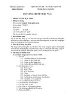 đề cương quản lí dự án mềm