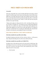 phát triển sản phẩm mới