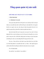 Tổng quan quản trị sản xuất pot