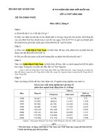 Đề thi chọn học sinh giỏi quốc gia môn Địa lớp 12 Bảng Anăm 2006 potx