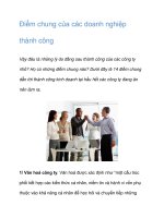 Điểm chung của các doanh nghiệp thành công ppt