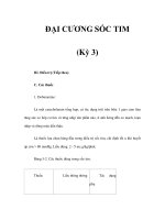 ĐẠI CƯƠNG SỐC TIM (Kỳ 3) ppt