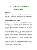 cpm – giải pháp quảng cáo cho doanh nghiệp.