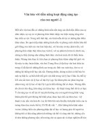 Văn hóa với tiềm năng hoạt động sáng tạo của con người -2 potx