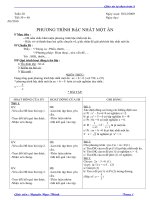 Giao An Tu Chon Toan 8. HKII