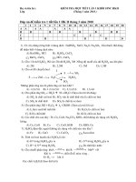 Kiểm tra 1 tiết khối 10 nâng cao HKII lần 2