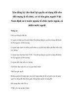 Xóa đăng ký cho thuê lại quyền sử dụng đất cho đối tượng là tổ chức, cơ sở tôn giáo, người Việt Nam định cư ở nước ngoài, tổ chức nước ngoài, cá nhân nước ngoài doc