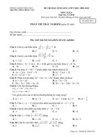 Đề thi HSG cấp trường 2009-2010