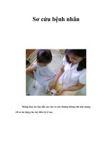 Sơ cứu bệnh nhân pptx