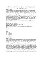 Đề thi Tin học , kì thi chọn hsg cấp Tỉnh Bà Rịa - Vũng Tàu lớp 12 THPT, năm 2009 - 2010