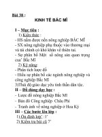 Địa lý lớp 7 bài 38 potx