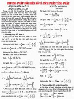 PP Đổi biến số và tích phân từng phần - Nguyễn Anh Dũng pps