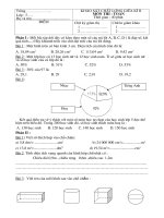 Kiểm tra định kì Giữa kì II- Toán 5