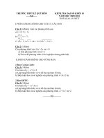 kiem tra 1 tiet hoc ki II