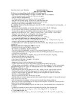 DỰ THẢO NỘI DUNG THI ĐUA HK II 2009-2010