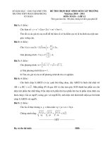 Đề thi học sinh giỏi toán 12 cấp trường (2010 - 2011) docx