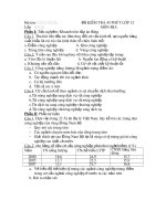 Đề kiểm tra giữa học kỳ 2