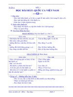 Giáo án Âm nhạc 3 năm 2010