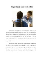 Nghệ thuật làm bệnh nhân pptx