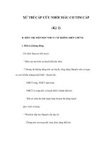 XỬ TRÍ CẤP CỨU NHỒI MÁU CƠ TIM CẤP (Kỳ 2) ppt