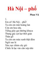 Hà Nội - phố pot
