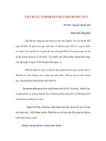 TẬP THỂ LỰC Ở BỆNH NHÂN ĐÁI THÁO ĐƯỜNG TÍP 2 potx