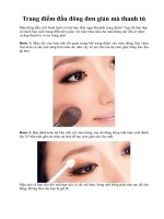 Trang điểm đầu đông đơn giản mà thanh tú ppsx