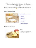 Với vỏ bánh gối mình cũng có thể làm được bánh ngọt ppt