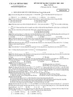 de thi thu dh 2009-2010