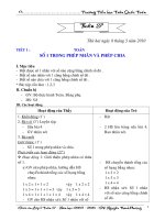 GIÁO ÁN LỚP 2 TUẦN 27