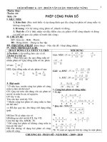 SỐ HỌC 6 TUẦN 26 ĐẾN 30
