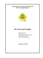 Hồ sơ thực tập tốt nghiệp tại Công ty Cổ phần Phần Mềm Onsoft