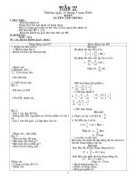 GIAO AN 4.TUAN 27.CKT.DU CAC MON