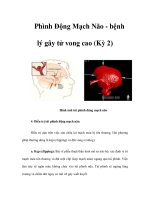 Phình Động Mạch Não - bệnh lý gây tử vong cao (Kỳ 2) potx