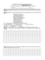 Đề KSDK lan 3 lop 3 mon Tieng viet