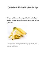 Quả chuối đủ cho 90 phút thể dục ppsx