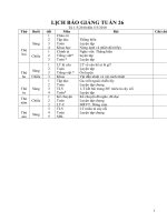 lớp 4 tuần 26 chuẩn KTKN+2 buổi