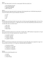 60 câu hỏi bài tập trắc nghiệm hóa học pdf