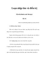 Loạn nhịp tim và điều trị (Dysrhythmias and therapy) (Kỳ 6) ppt