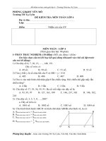 Đề kiểm tra HS giỏi Toán lớp 4 (Tạ Uyên)