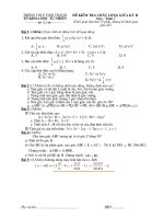 ĐỀ KT CL giua HKII
