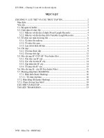 lưu trữ và cấu trúc tập tin