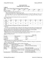 Bài tập ôn HSG Địa lý 7