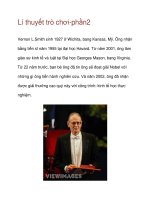 Lí thuyết trò chơi-phần2 pptx