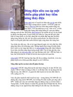 Dòng điện siêu cao áp một chiều giúp phát huy tiềm năng thủy điện pptx
